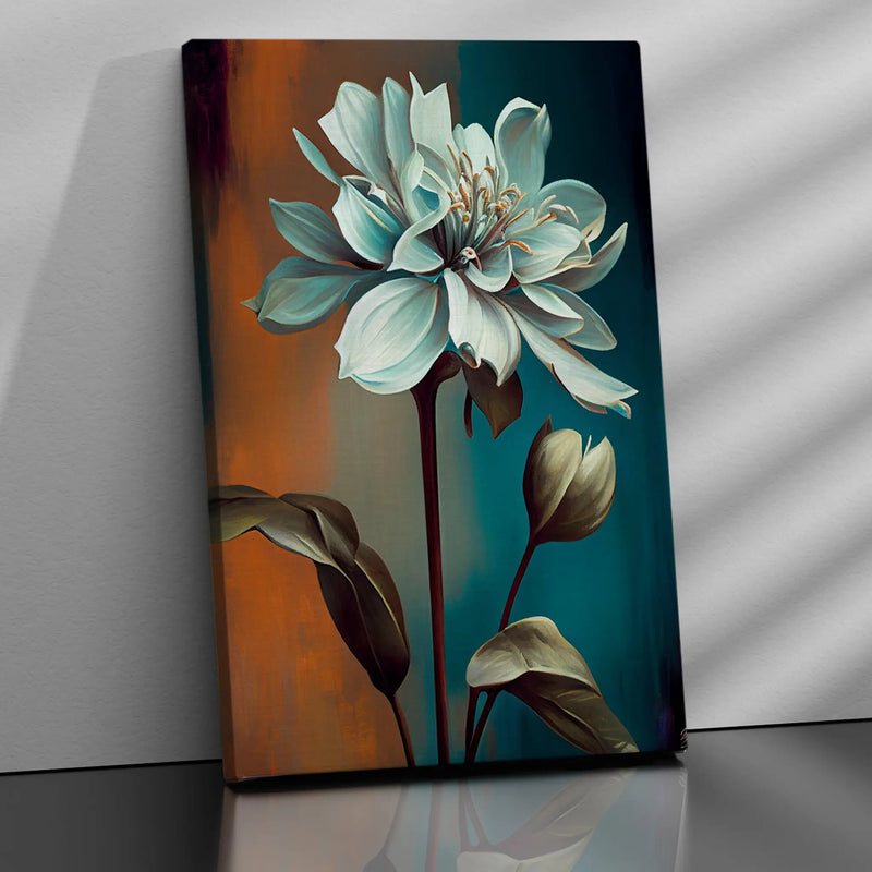 Add Color and Style to Your Bedroom Walls with Floral Modern Abstract Canvas Art-Kotart