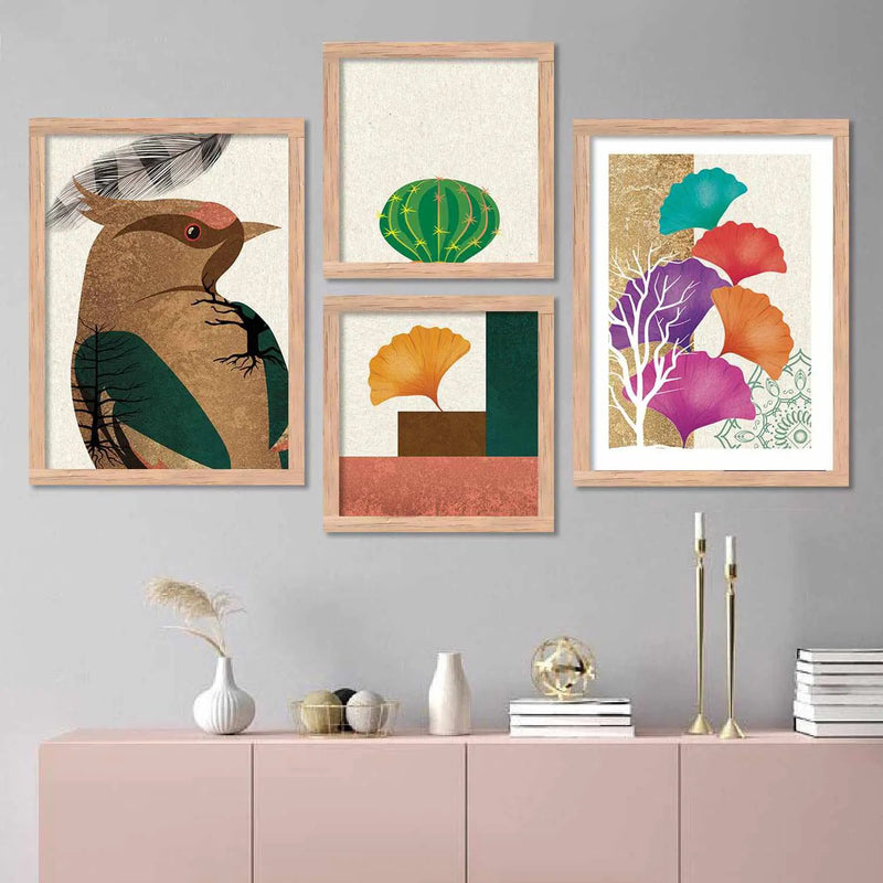 Big Size Modern Art Wall Paintings with Frame-Kotart