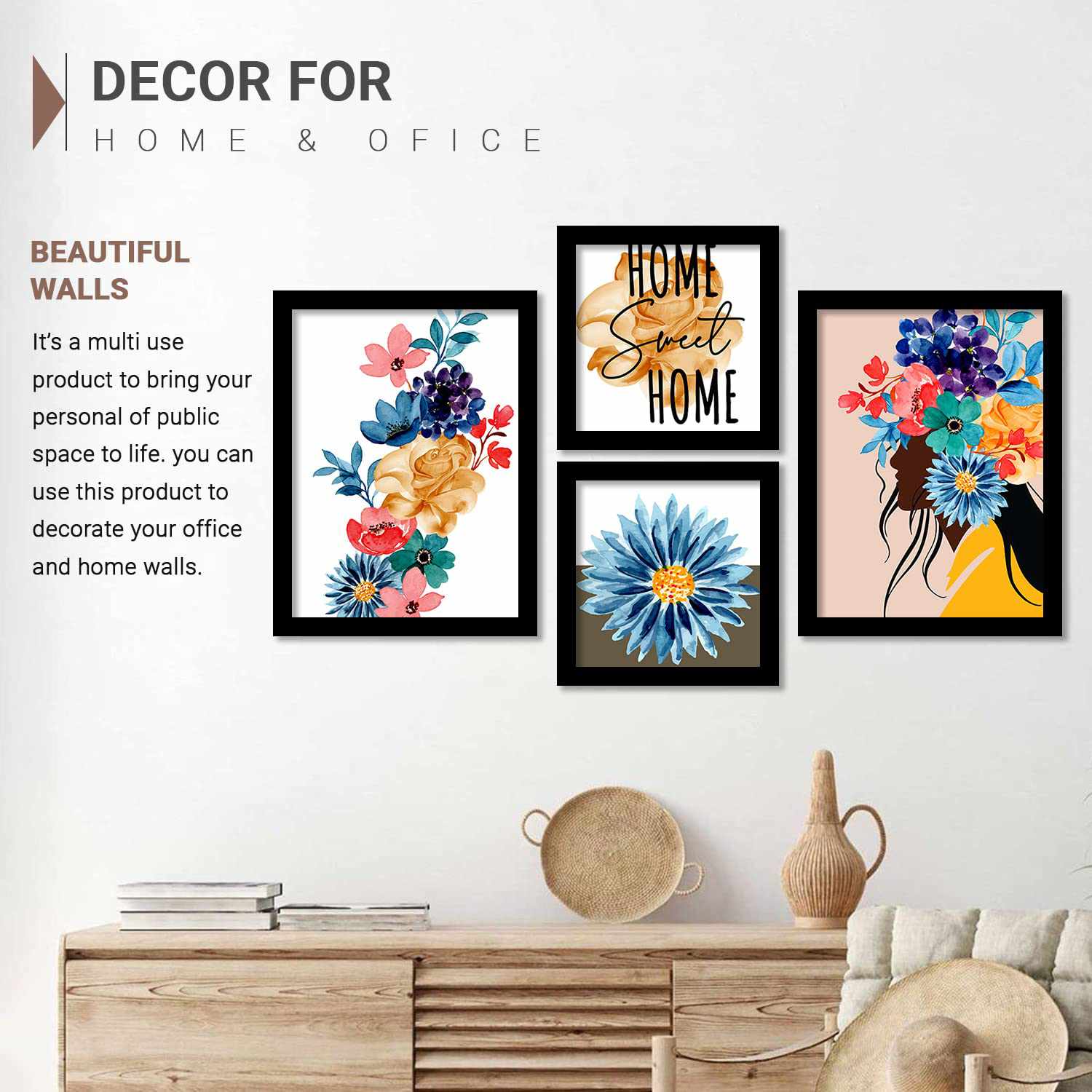 Blooming Beauty : Framed Modern Art Prints – Kotart