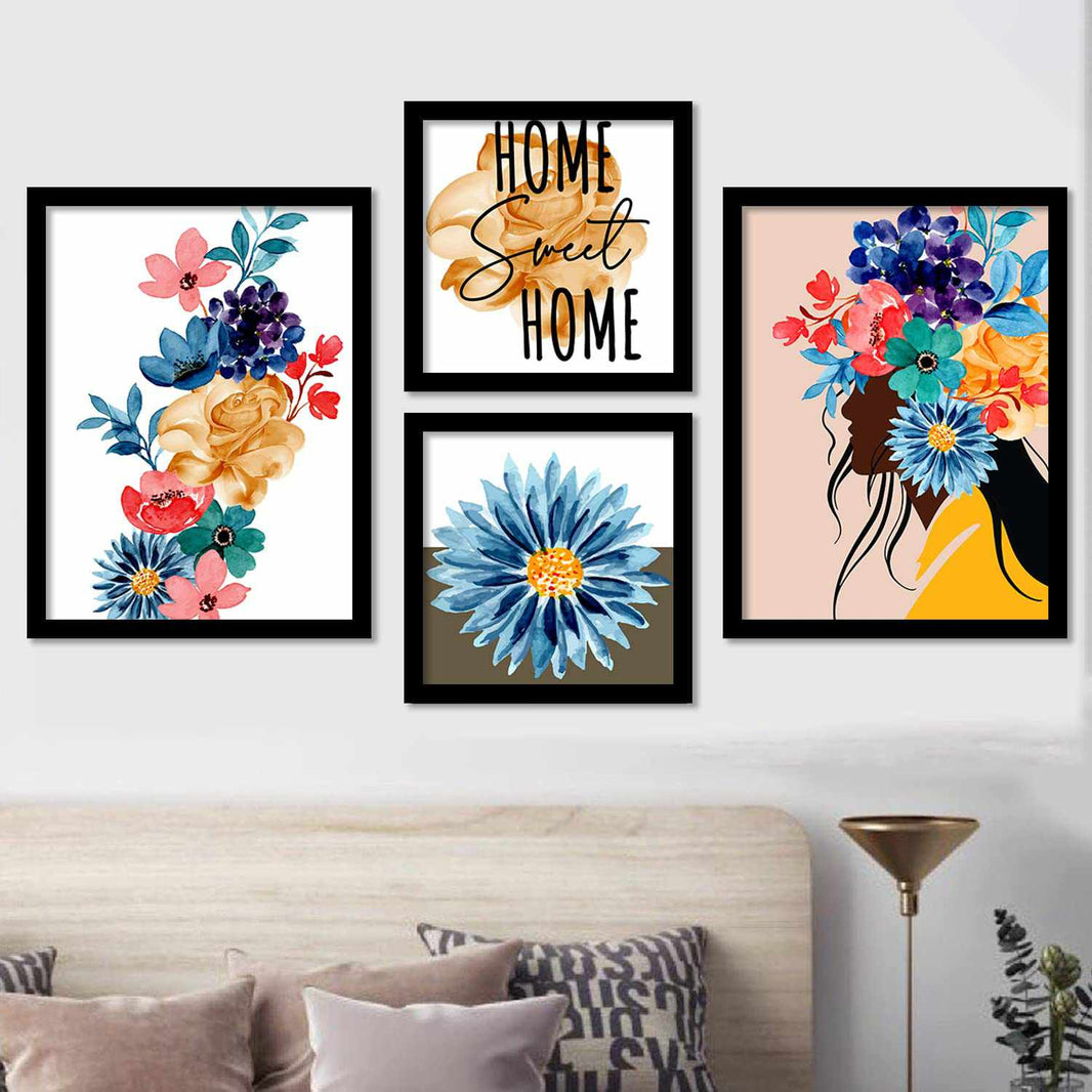 Modern Art Framed Posters Combo Enhance Your Wall Decor with Beautiful Printed Artwork Kotart