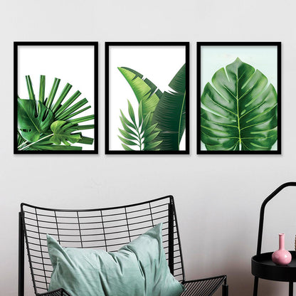 Botanical Leaf Wall Arts with Frame-Kotart