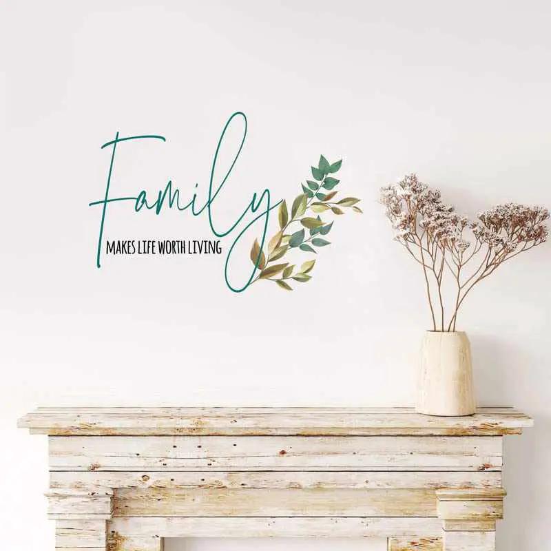 Colorful Flowers and Quotes Printed PVC Vinyl Stickers-Kotart