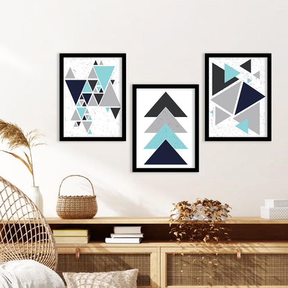 Contemporary Abstract Wall Art - Geometric Art Framed Posters and Paintings-Kotart