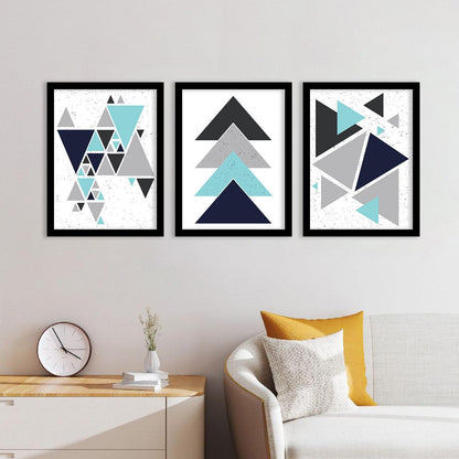 Contemporary Abstract Wall Art - Geometric Art Framed Posters and Paintings-Kotart