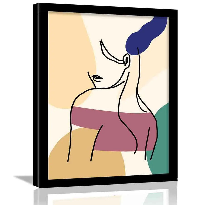 Contemporary Art with Frame - Minimal Wall Art Poster-Kotart