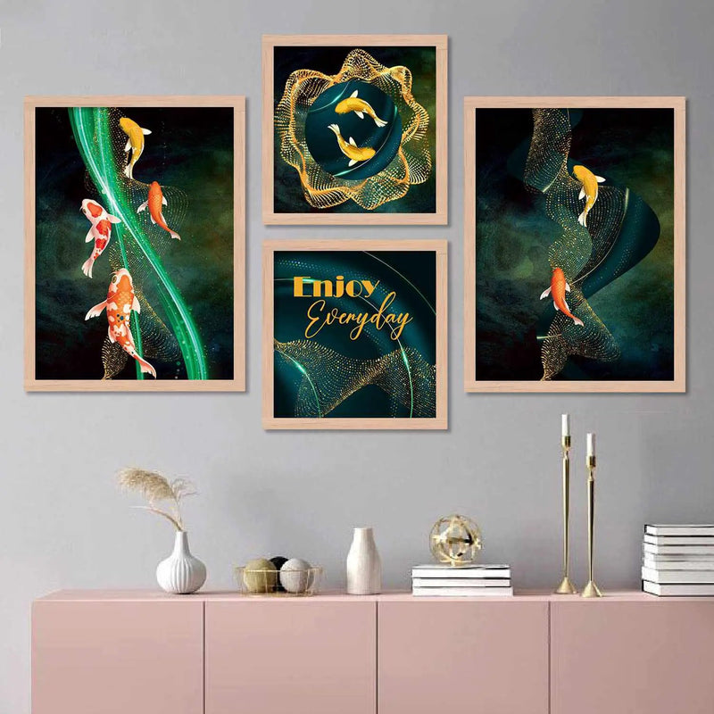 Contemporary Golden Theme Art Posters Frame for Home-Kotart