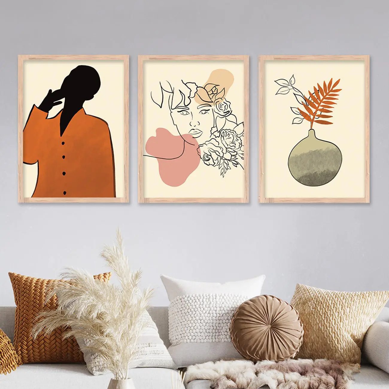 Contemporary Minimalistic Combos - Wall Art for Modern Interiors by Kotart store