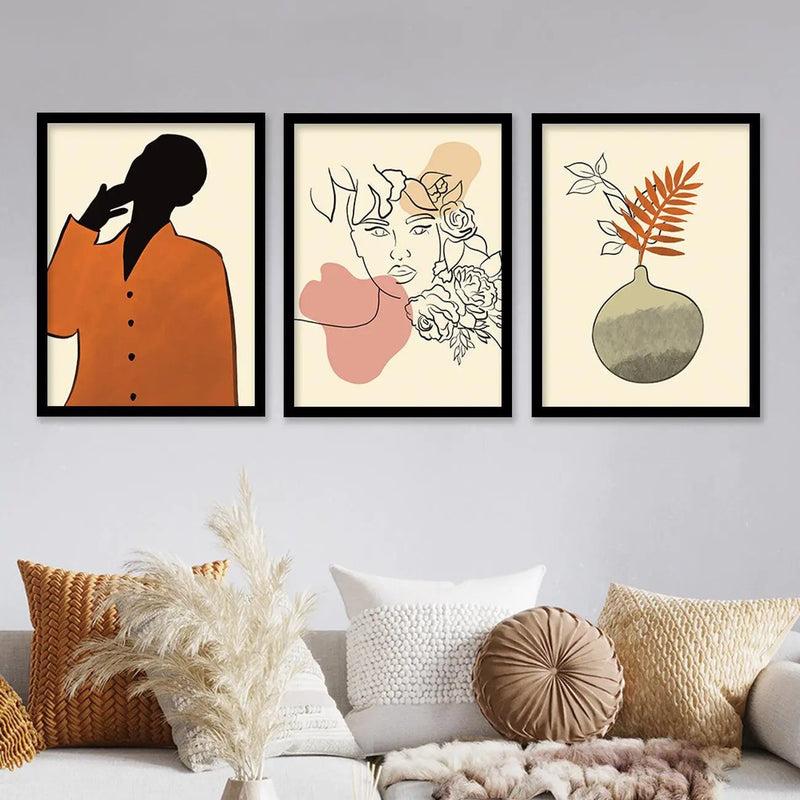 Contemporary Minimalistic Combos - Wall Art for Modern Interiors-Kotart
