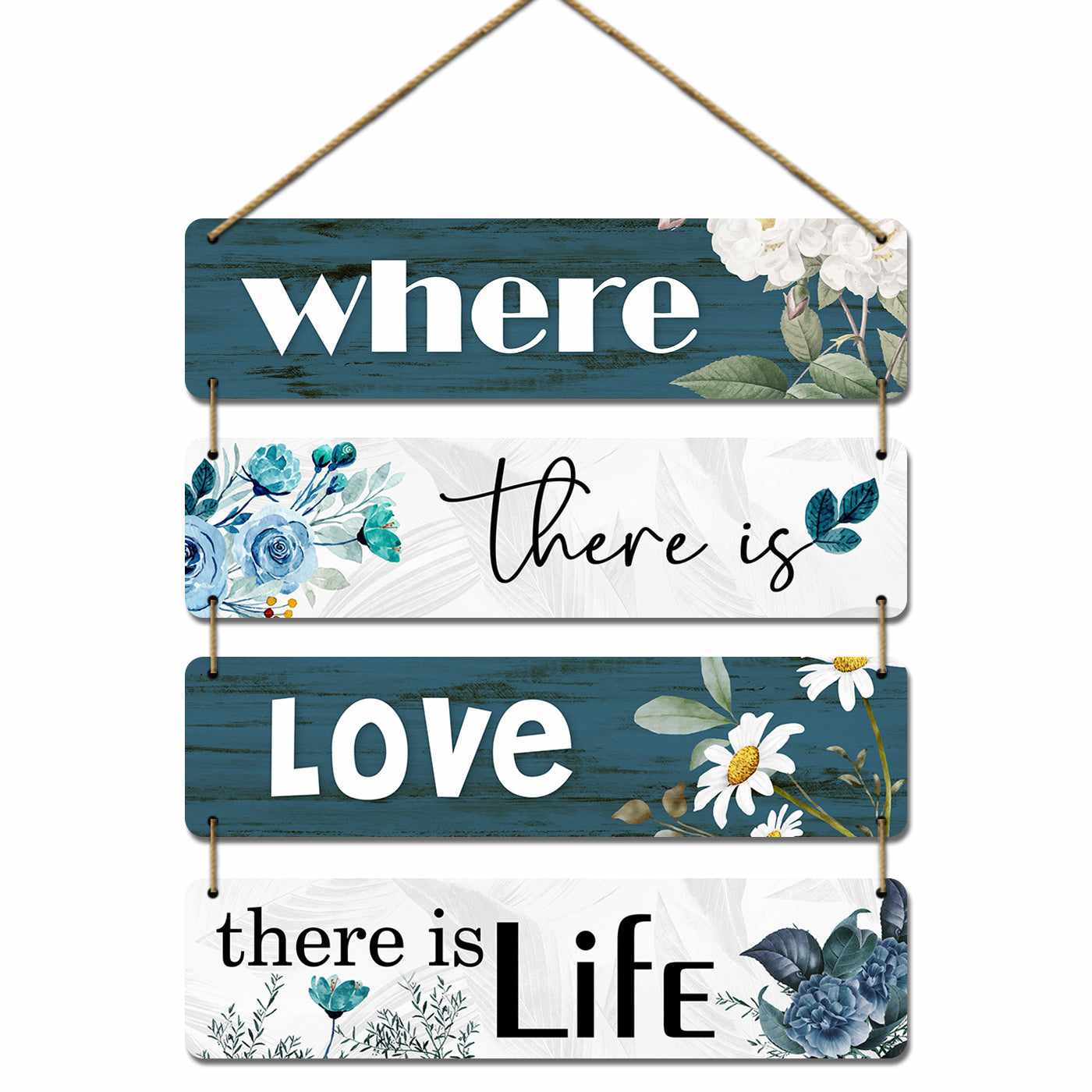 Cute Quotes MDF Wood Wall Hanging for Entryway Living Room Kids