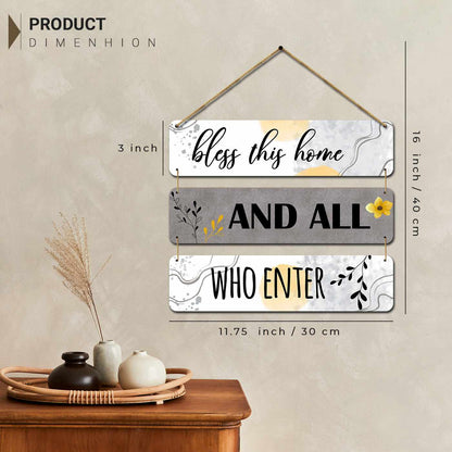 Cute Quotes MDF Wood Wall Hanging for Entryway Living Room Kids Room Bedroom Wall Decor-Kotart