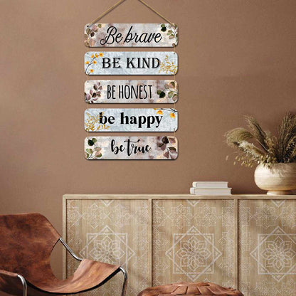 Cute Quotes MDF Wood Wall Hanging for Entryway Living Room Kids Room Bedroom Wall Decor-Kotart