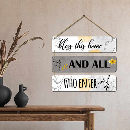 Cute Quotes MDF Wood Wall Hanging for Entryway Living Room Kids Room Bedroom Wall Decor-Kotart