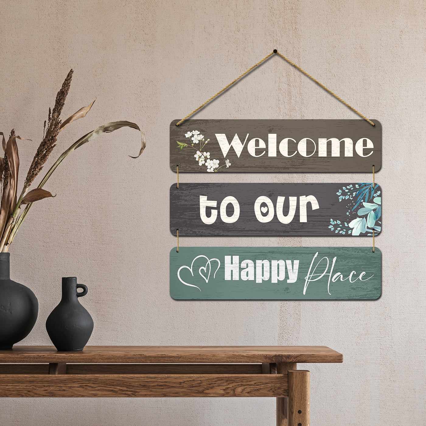 Cute Quotes MDF Wood Wall Hanging for Entryway Living Room Kids Room B -  Kotart