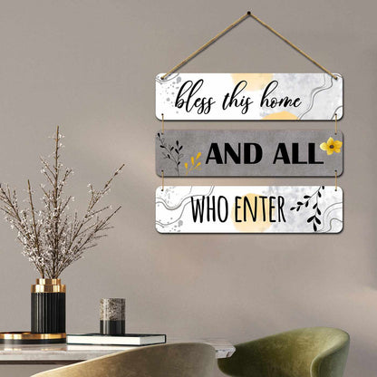 Cute Quotes MDF Wood Wall Hanging for Entryway Living Room Kids Room Bedroom Wall Decor-Kotart