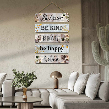 Cute Quotes MDF Wood Wall Hanging for Entryway Living Room Kids Room Bedroom Wall Decor-Kotart