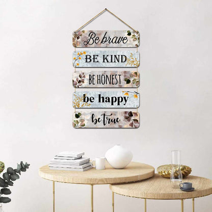 Cute Quotes MDF Wood Wall Hanging for Entryway Living Room Kids Room Bedroom Wall Decor-Kotart