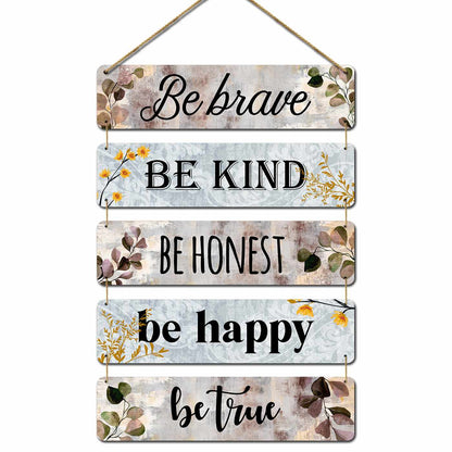 Cute Quotes MDF Wood Wall Hanging for Entryway Living Room Kids Room Bedroom Wall Decor-Kotart