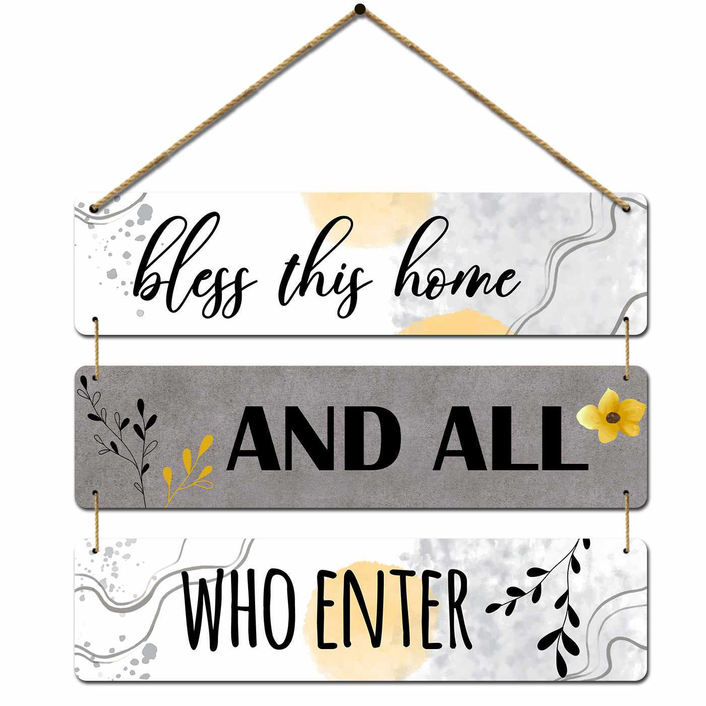 Cute Quotes MDF Wood Wall Hanging for Entryway Living Room Kids Room Bedroom Wall Decor-Kotart
