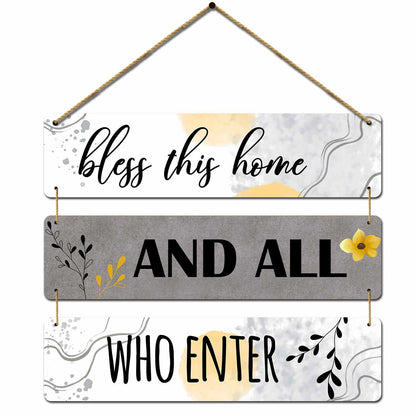 Cute Quotes MDF Wood Wall Hanging for Entryway Living Room Kids Room Bedroom Wall Decor-Kotart