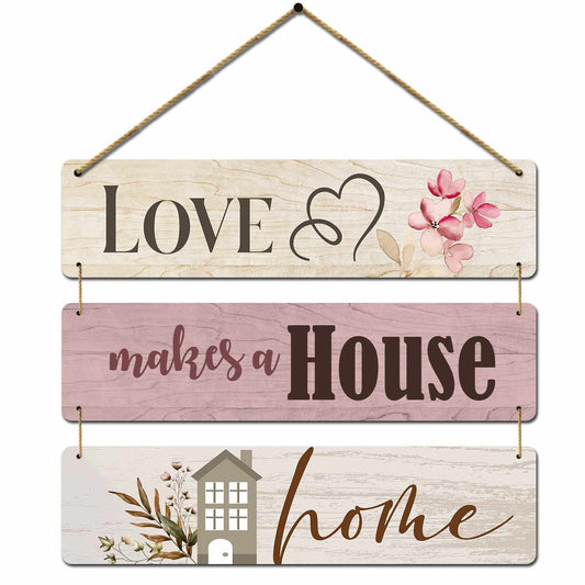 Cute Quotes MDF Wood Wall Hanging for Entryway Living Room Kids Room Bedroom Wall Decor-Kotart