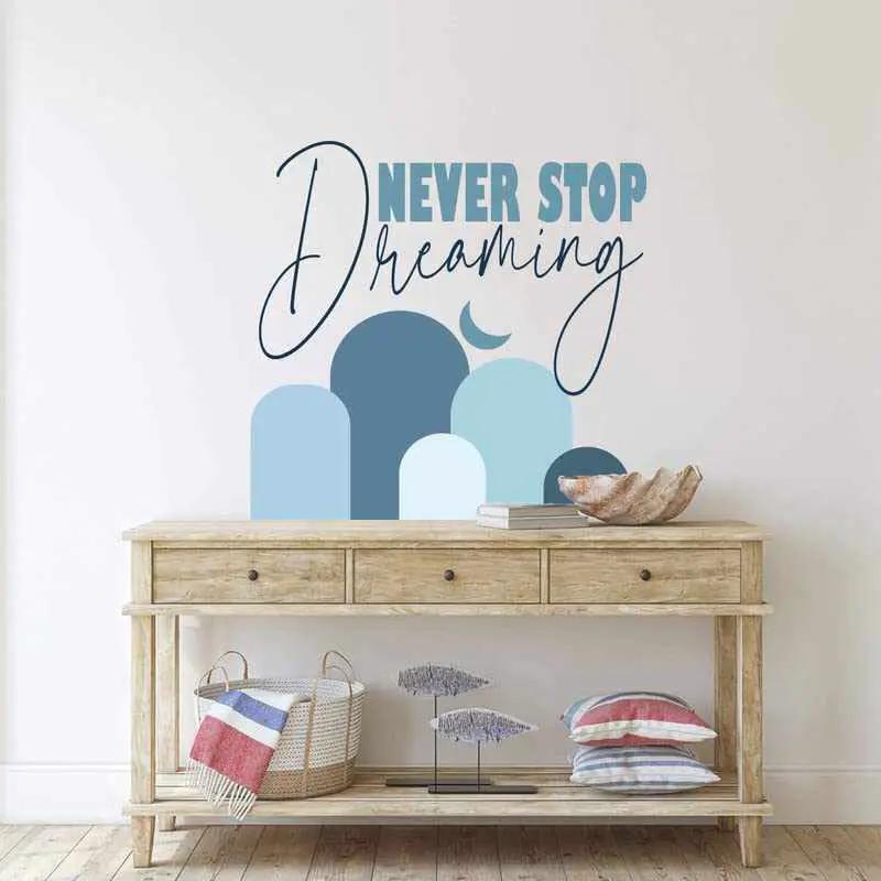 Cute Quotes Printed Vinyl Wall Decals for Living Room and Home Decor-Kotart