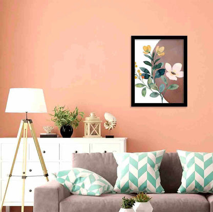 Elegant Flower Theme Posters with Frame-Kotart