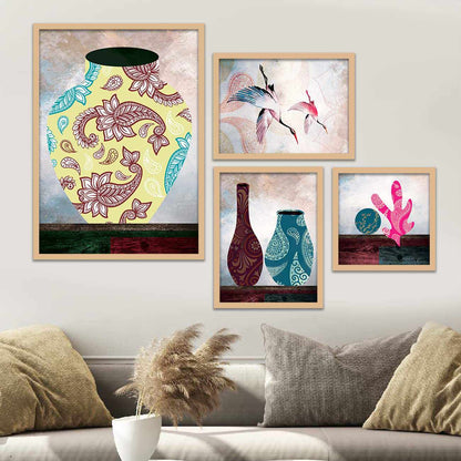 Elegant Modern Art Posters with Framed for Living Room Wall Decor-Kotart