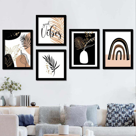 Elegant Nature Theme Art Prints with Frame for Wall Decor : Framed Minimal Art-Kotart