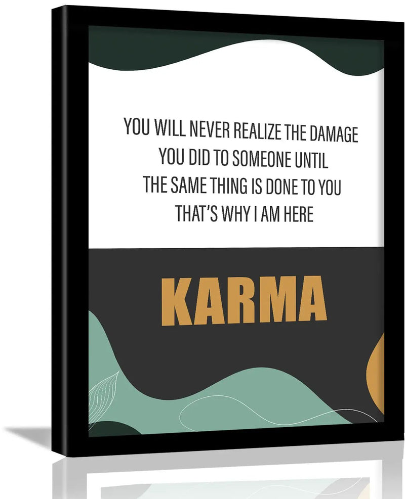 Elevate Your Space: Framed Quotes Posters by Kotart store