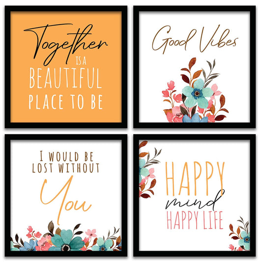 Elevate Your Space: Framed Quotes Posters-Kotart