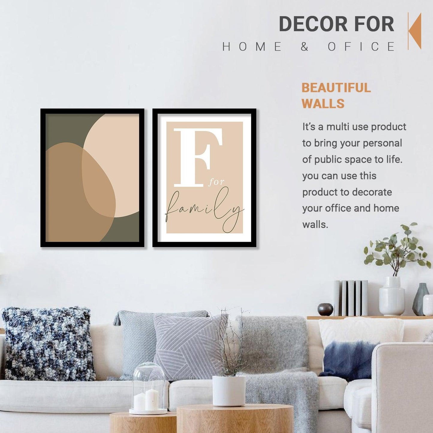 Empower Your Space: Framed Inspiration-Kotart