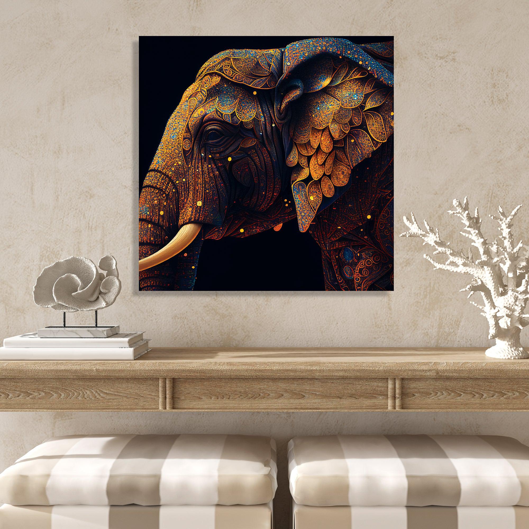 ARTCANVAS Elephant outlet Rider Jaipur India Canvas Art Print