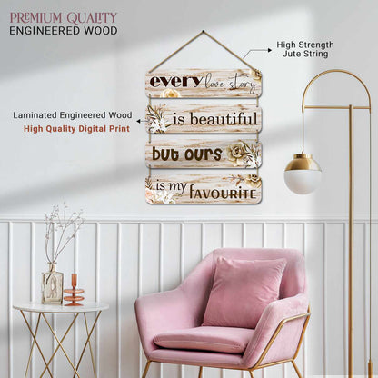 Family Quotes MDF Wall Hangings for Living Room Bedroom Entryway & Kids Room Wall Decor-Kotart