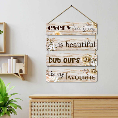 Family Quotes MDF Wall Hangings for Living Room Bedroom Entryway & Kids Room Wall Decor-Kotart