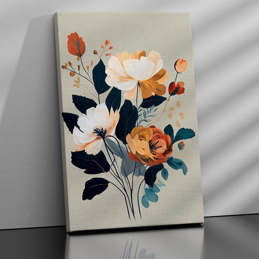 Floral Canvas Paintings for Home Living Room Bedroom Wall Decor-Kotart
