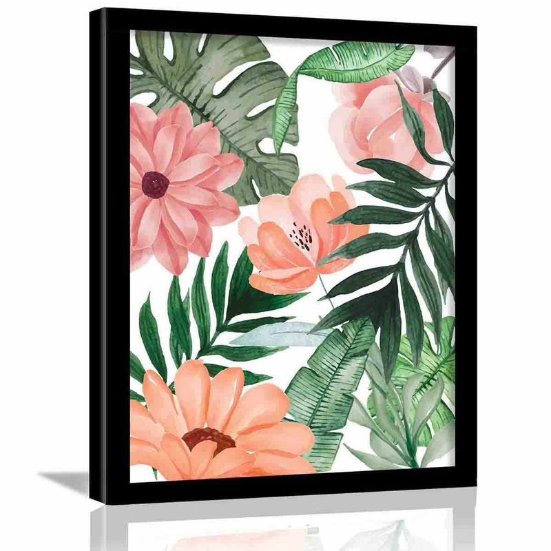 Floral Printed Art for Home Decor - Stylish Flower Theme Paintings with Frame for Living Room-Kotart