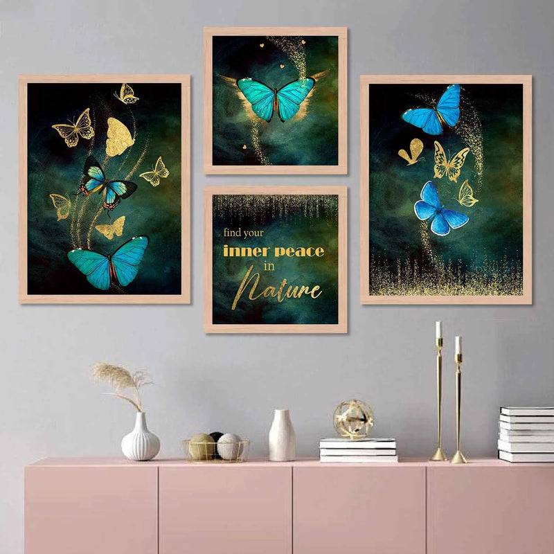 Framed Abstract Wall Art for Living Room and Home Decor-Kotart