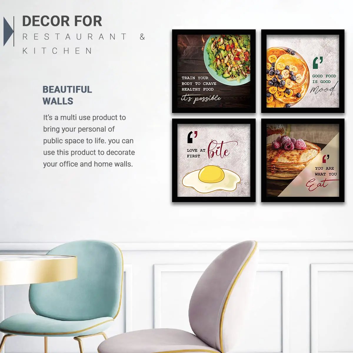Simple Kitchen Posters Framed Kitchen Poster for Home and Kitchen – Kotart