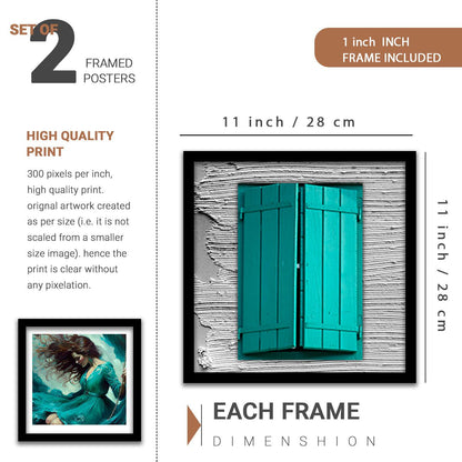 Framed Modern Abstracts: Frame Paintings for Gallery Wall-Kotart