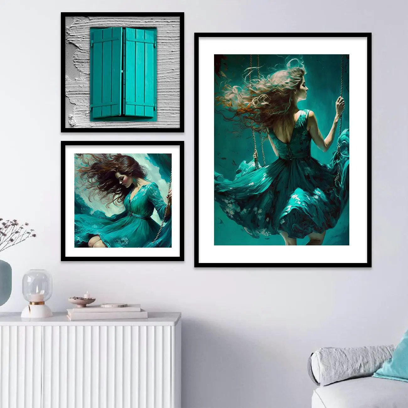 Abstract Frame Wallpaper Framed Modern Abstracts: Frame Prints for Gallery Wall – Kotart