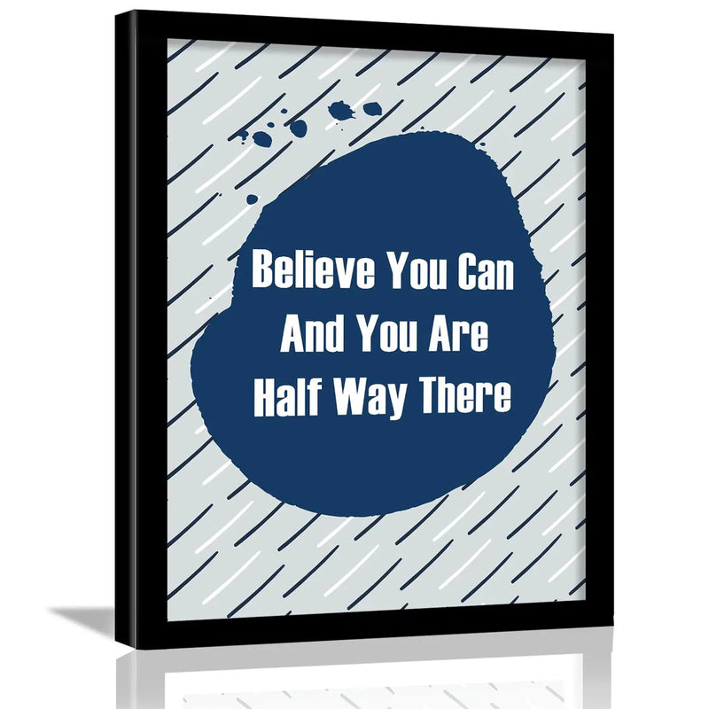 Framed Motivational Quotes for Wall Decor by Kotart store