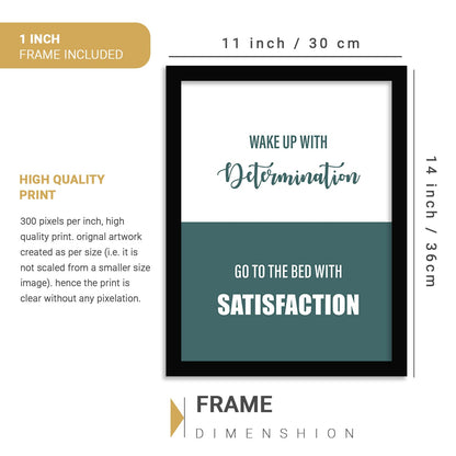 Framed Quotes Posters for Home and Office Wall Decor-Kotart