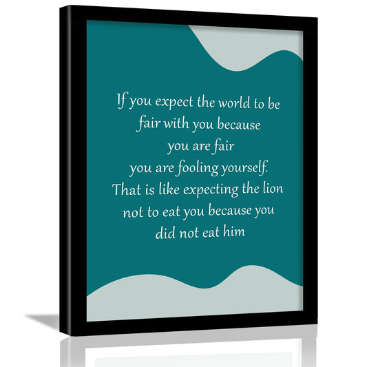 Framed Quotes Posters for Home and Office Wall Decor-Kotart