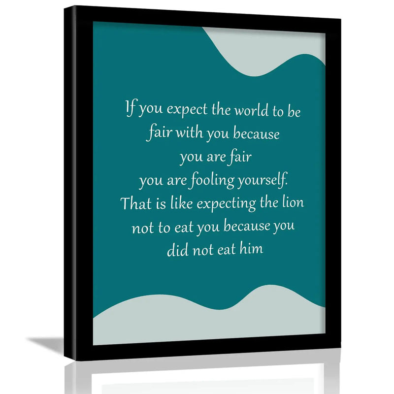 Framed Quotes Posters for Home and Office Wall Decor by Kotart store