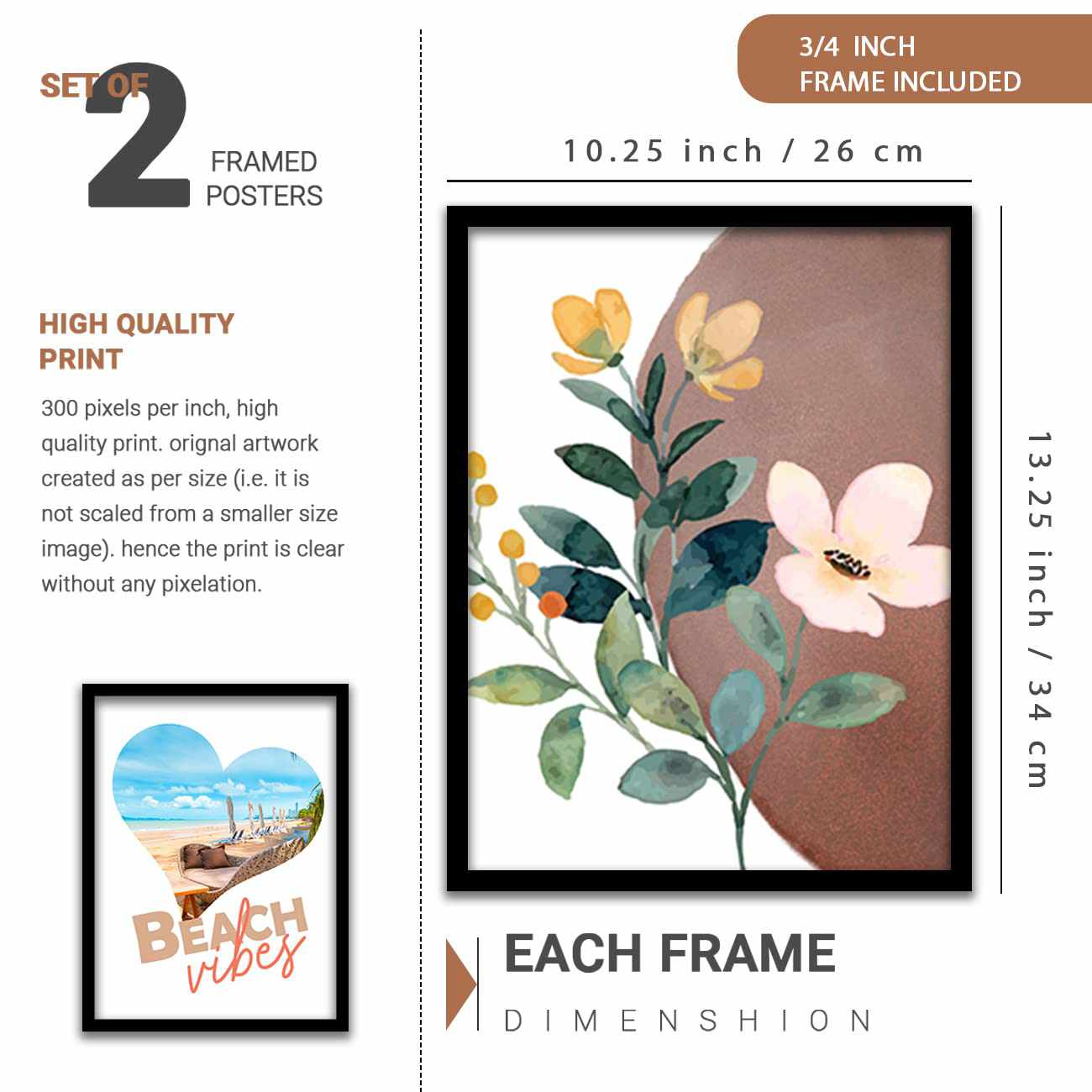 Gallery-Ready Wall Frames - Set of 4-Kotart