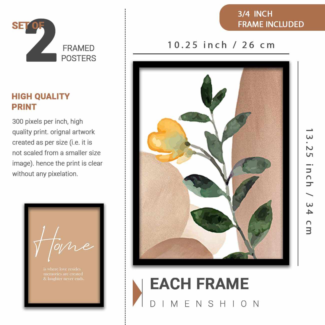 Gallery-Ready Wall Frames - Set of 4-Kotart