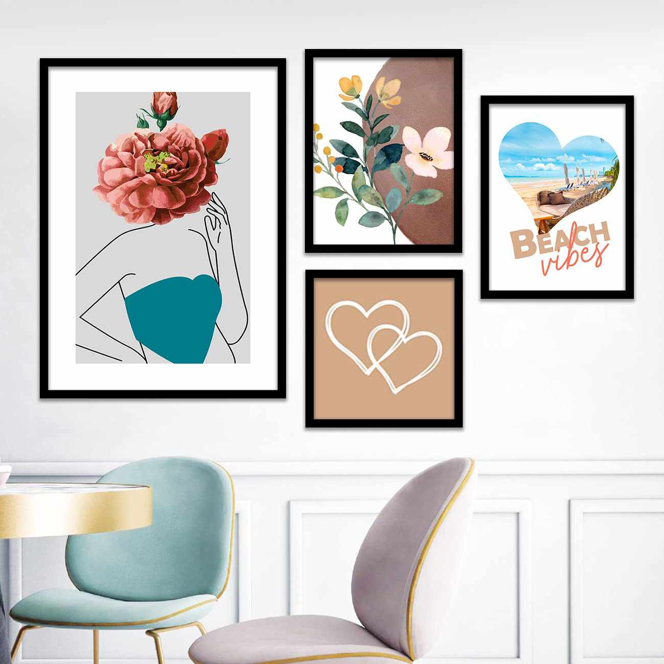 Gallery-Ready Wall Frames - Set of 4-Kotart