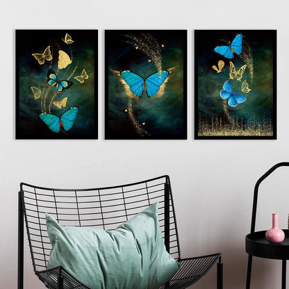 Golden Wall Art Sets - Modern Art for a Touch of Class-Kotart