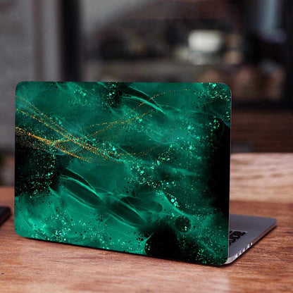 Green Marble Print Laptop Decal Upto 15.6 inch-Kotart