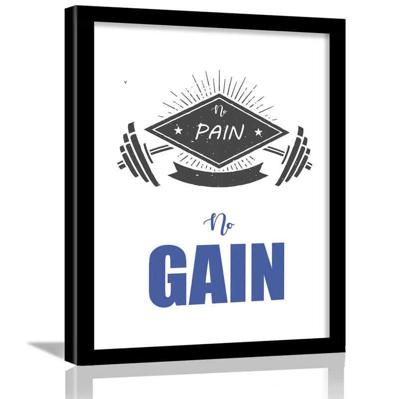 Gym Quotes Wall Poster for Wall Decor by Kotart store